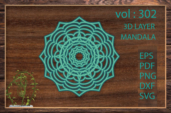 Download Mother's Day Layered Mandala SVG - Premium Resources
