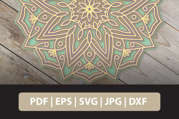 Download 3D Multi Layered Mandala SVG - Layered mandala svg Collection